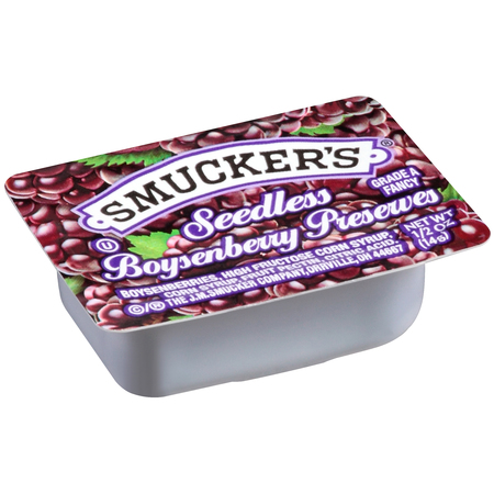 SMUCKERS Smucker's Seedless Boysenberry Preserve .5 oz. Cup, PK200 5150002890